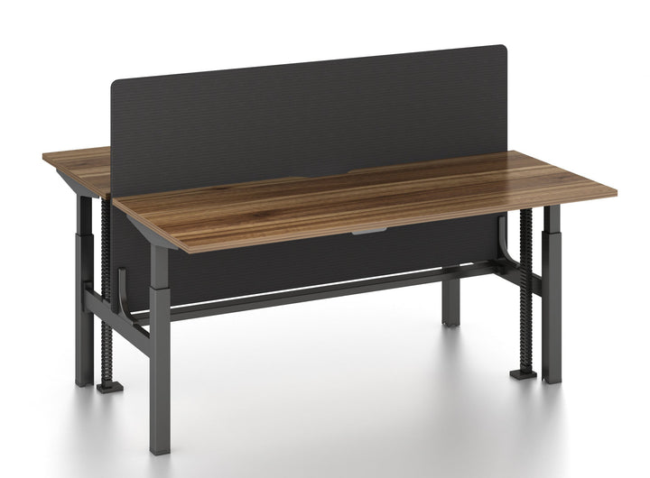 Altura Height Adjustable Twin Workstation Desk