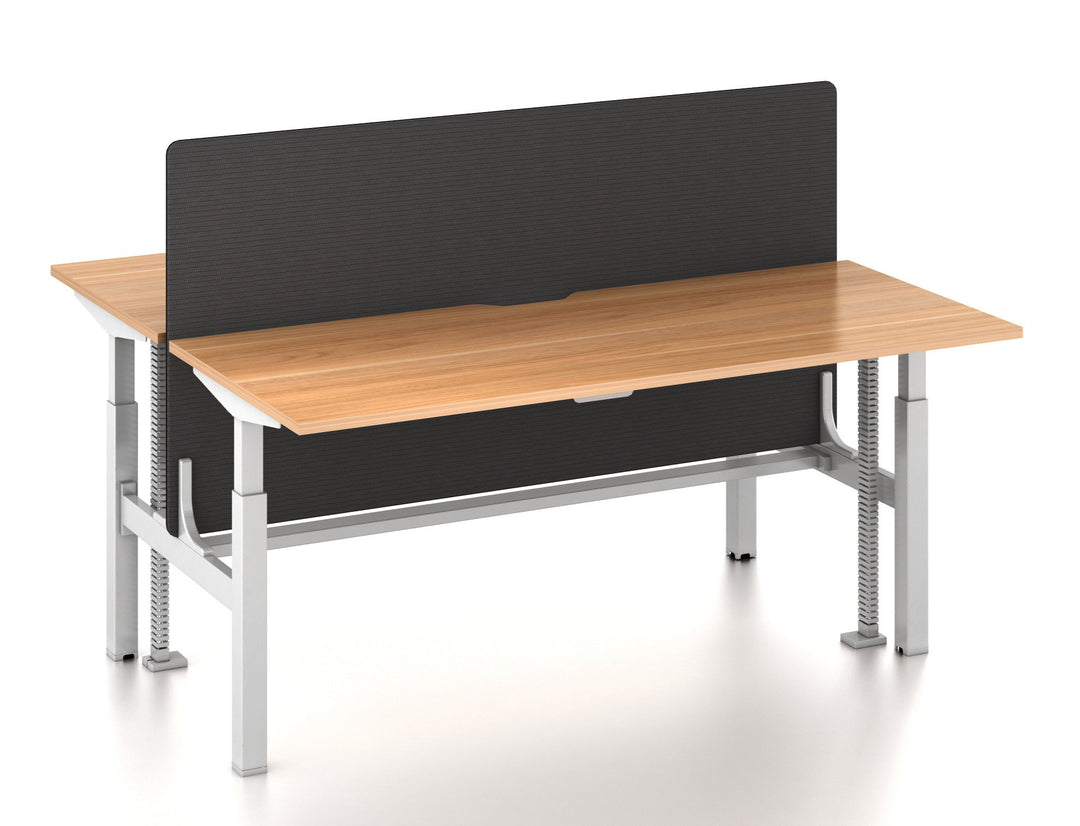 Altura Height Adjustable Twin Workstation Desk
