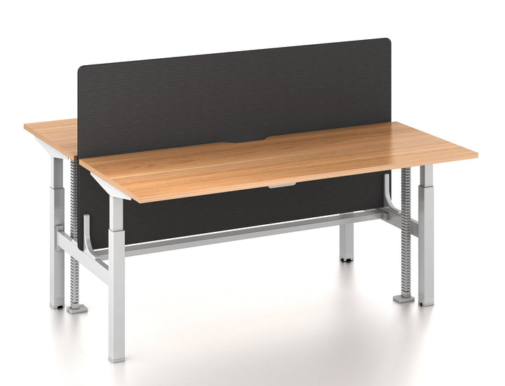 Altura Height Adjustable Twin Workstation Desk