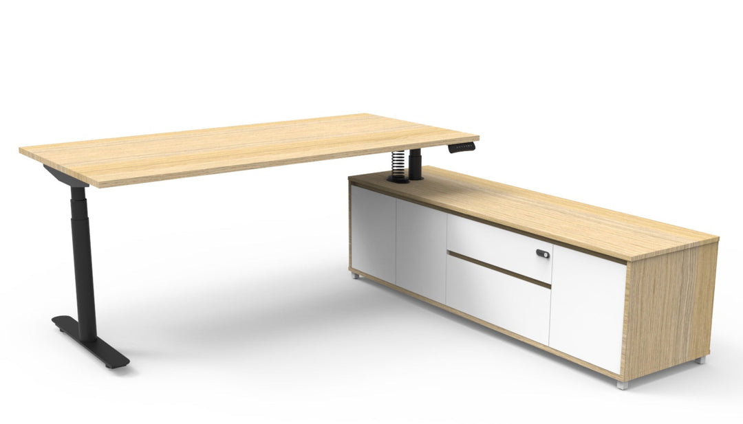 Halo Plus Executive Desk & Cabinet