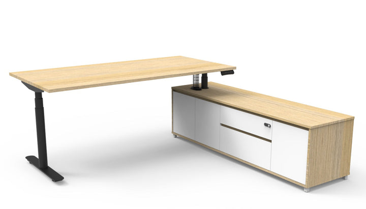 Halo Plus Executive Desk & Cabinet