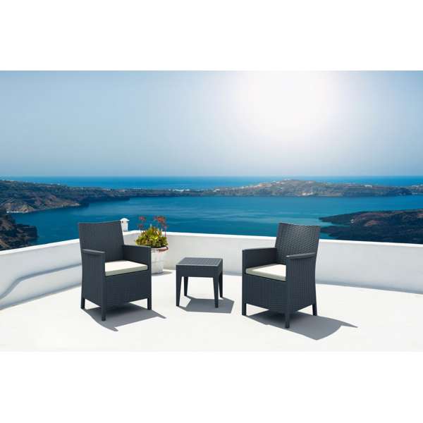Siesta California Tub Chair with cushion/ Miami Side Table