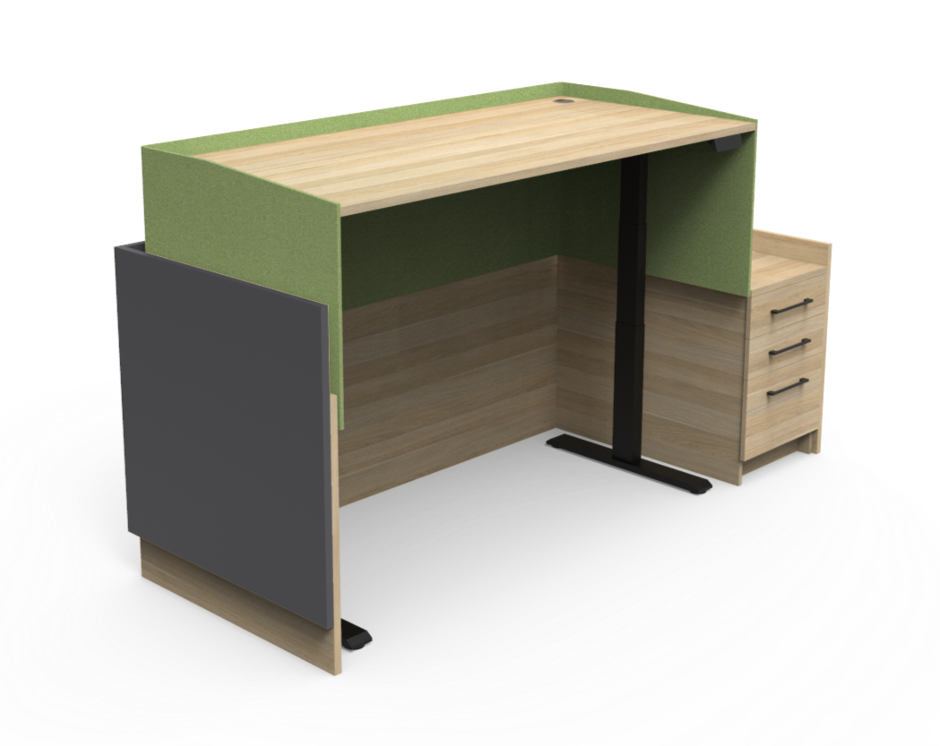 Altitude Height Adjustable Reception Desk