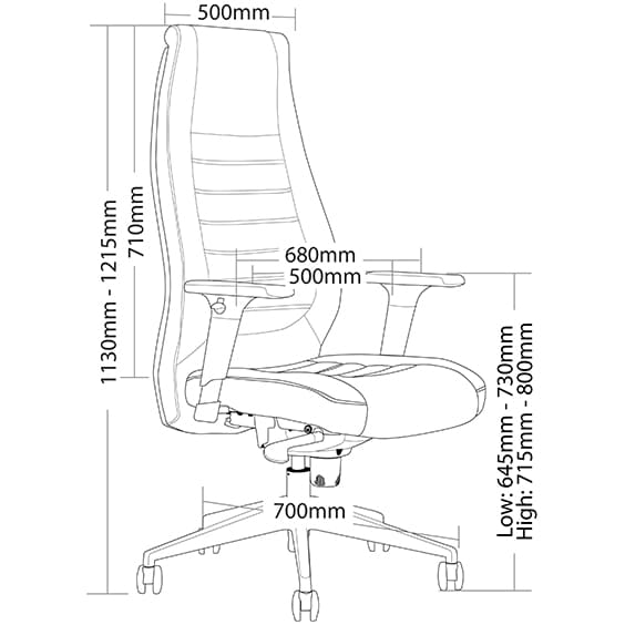 Boston Ergonomic Executive Office Chair