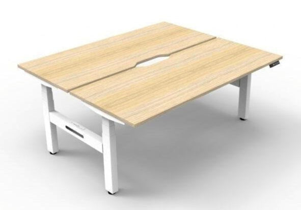 BOOST Plus + Electric Height Adjustable Back to Back Workstation
