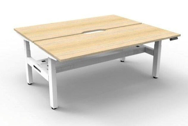 BOOST Plus + Electric Height Adjustable Back to Back Workstation