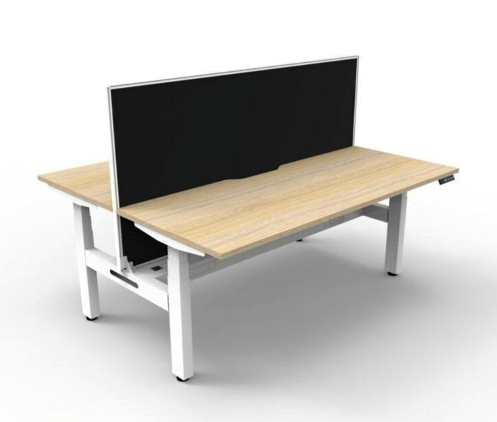 BOOST Plus + Electric Height Adjustable Back to Back Workstation