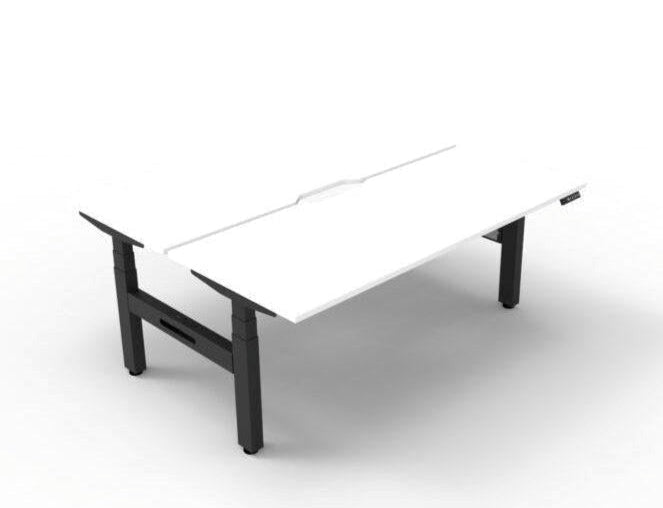 BOOST Plus + Electric Height Adjustable Back to Back Workstation