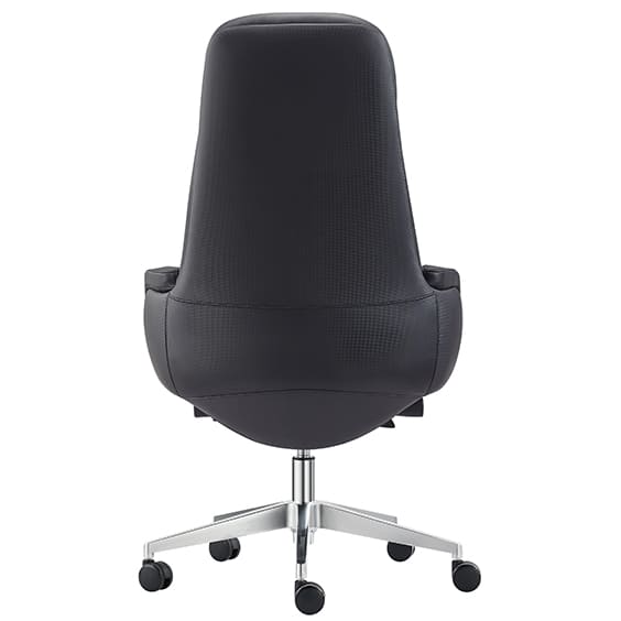 Captain Executive Black Leather Chair