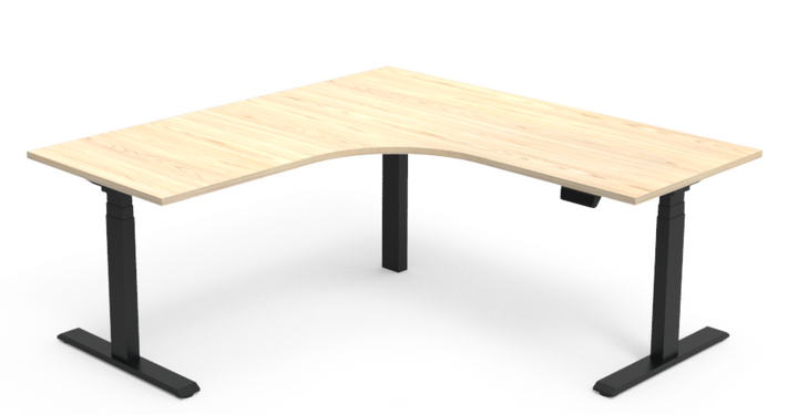 Essential Curved Splay Electric Workstation 1800