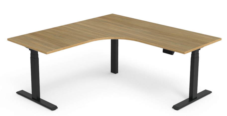 Essential Curved Splay Electric Workstation 1800