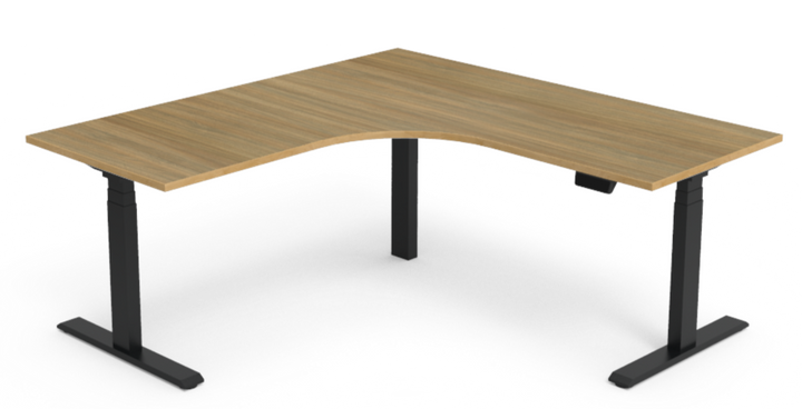 Essential Curved Splay Electric Workstation 1800