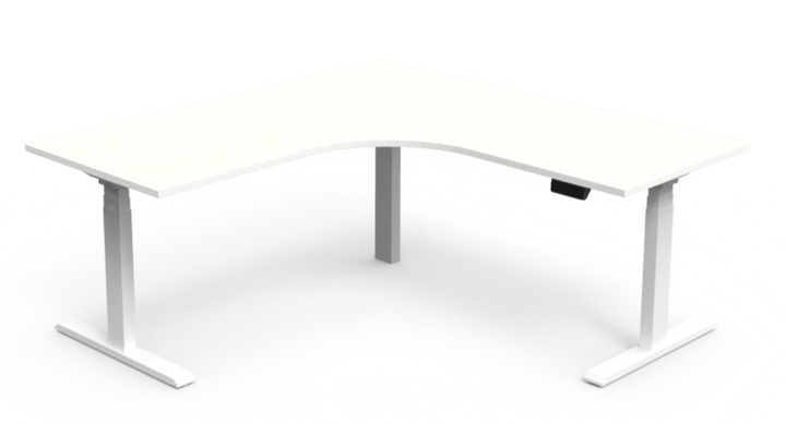Essential Curved Splay Electric Workstation 1800