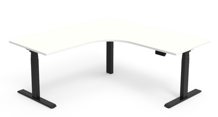 Essential Curved Splay Electric Workstation 1800