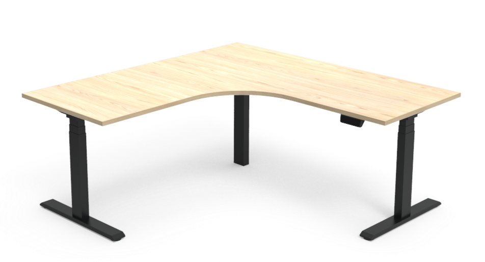 Essential Curved Splay Electric Workstation 1800