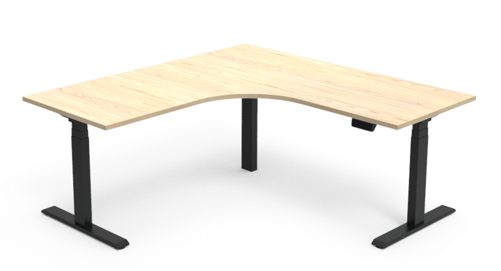 Essential Curved Splay Electric Workstation 1800