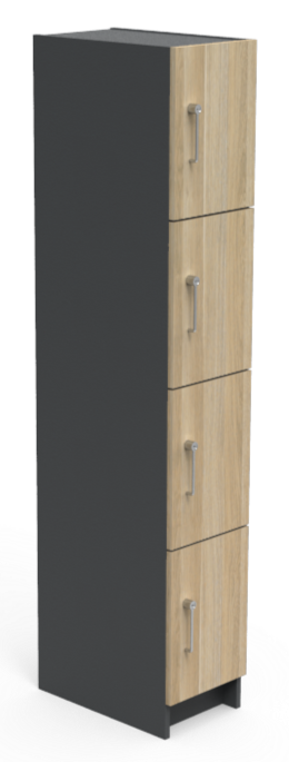 Excel Free Standing 4 Door Locker
