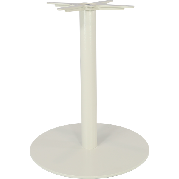 Durafurn Disco Table Base White - 600Dia