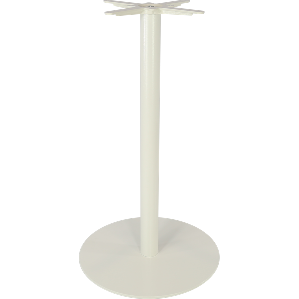 Durafurn Disco Bar Table Base 600DIA - White