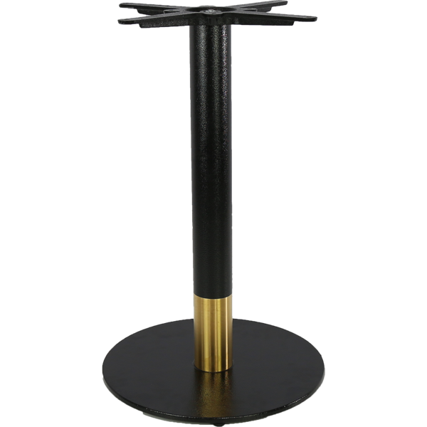 Durafurn Disco Table Base 450DIA - Two Tone - Black/Gold