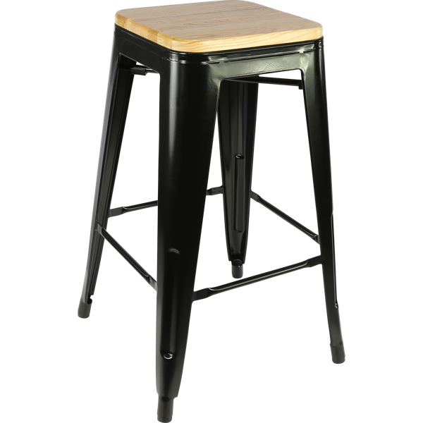 Durafurn Riviera 650 with Timber Seat - Black