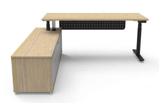 Halo Plus Executive Desk & Cabinet