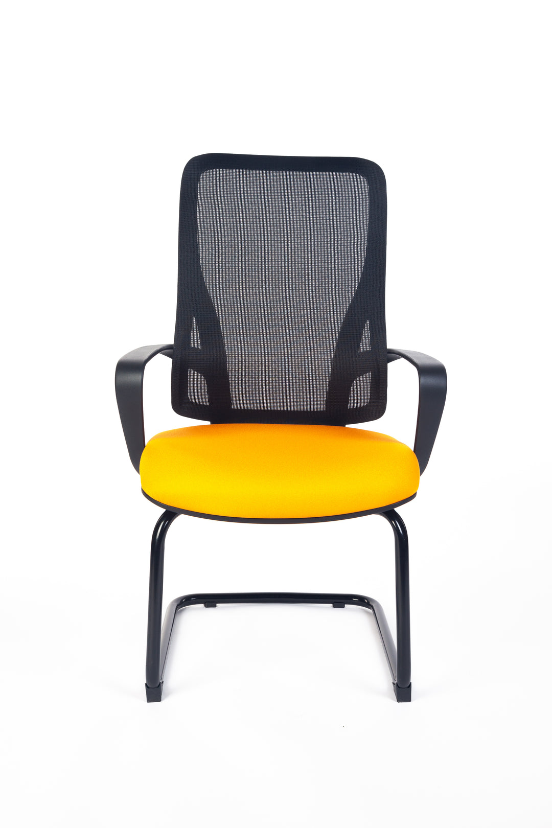 Swan Visitor Meeting Mesh Chair Arms Orange