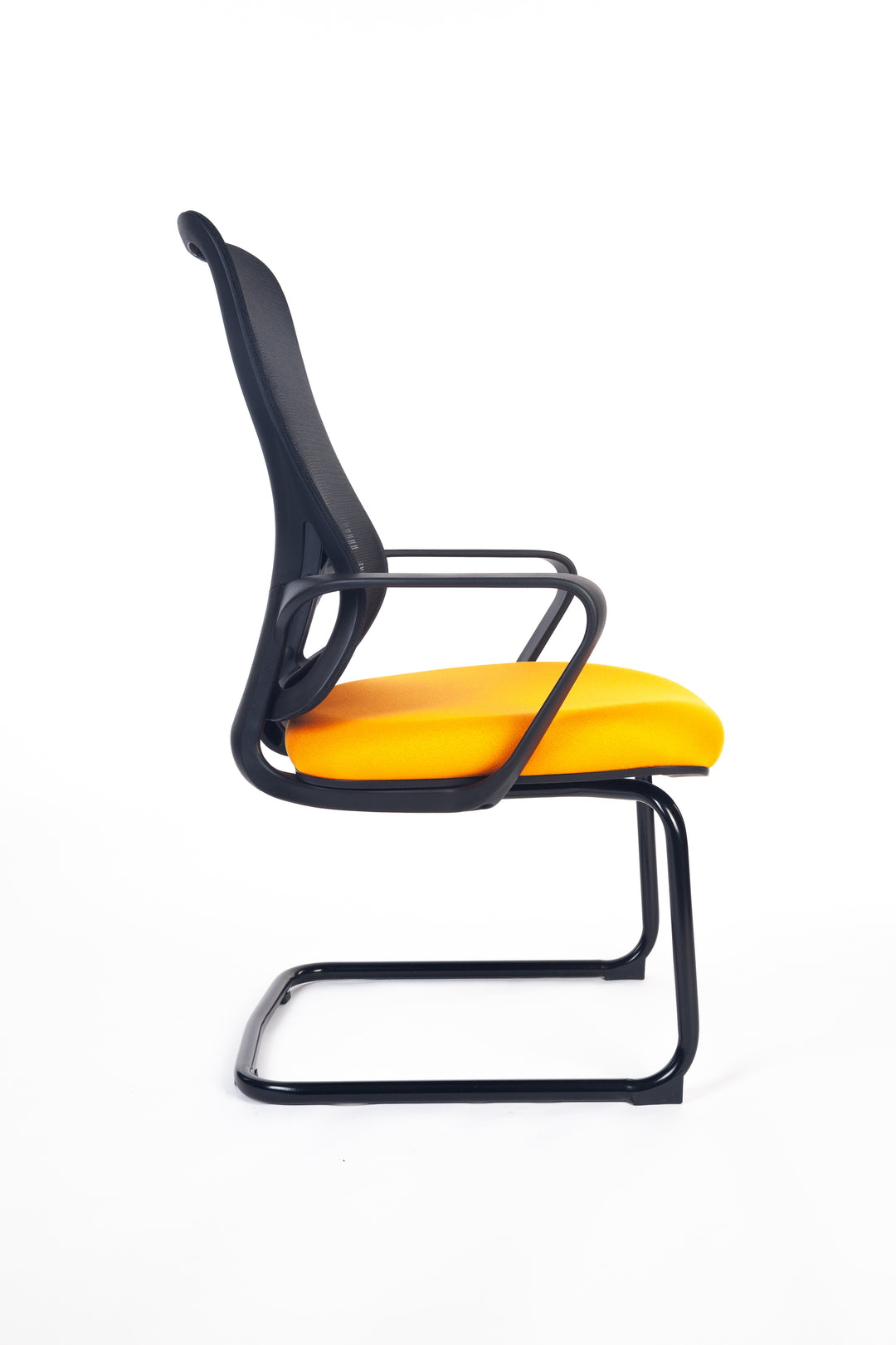 Swan Visitor Meeting Mesh Chair Arms Orange