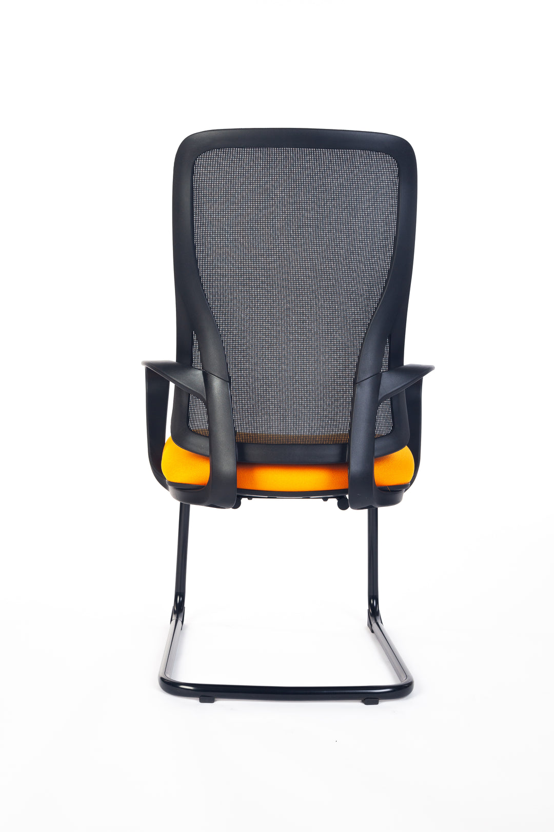 Swan Visitor Meeting Mesh Chair Arms Orange
