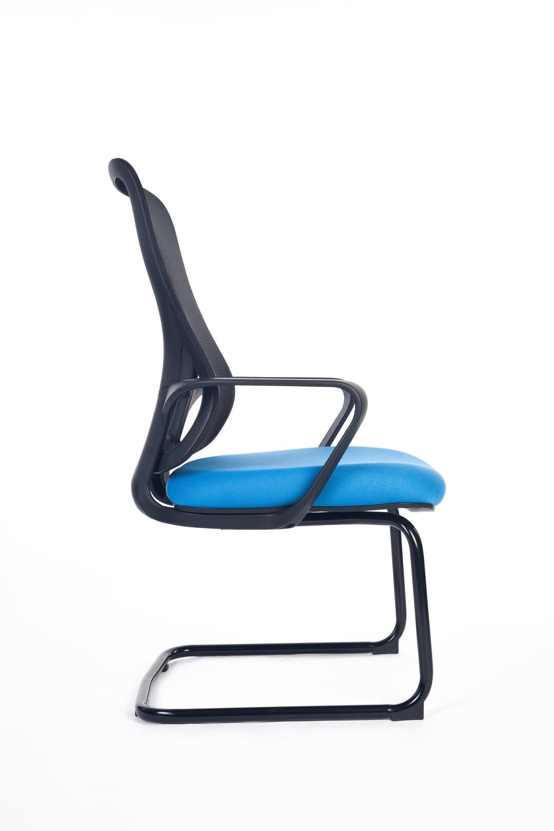 Swan Visitor Meeting Mesh Chair Arms Blue