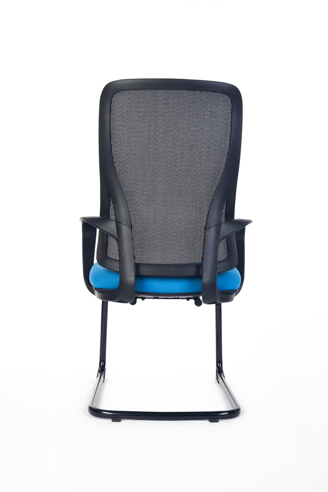Swan Visitor Meeting Mesh Chair Arms Blue