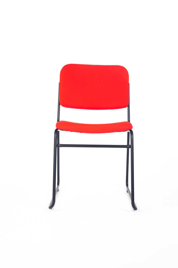 Evo Visitor Meeting Chair Stackable Red