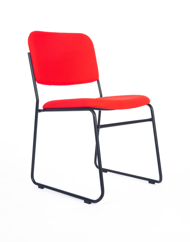 Evo Visitor Meeting Chair Stackable Red