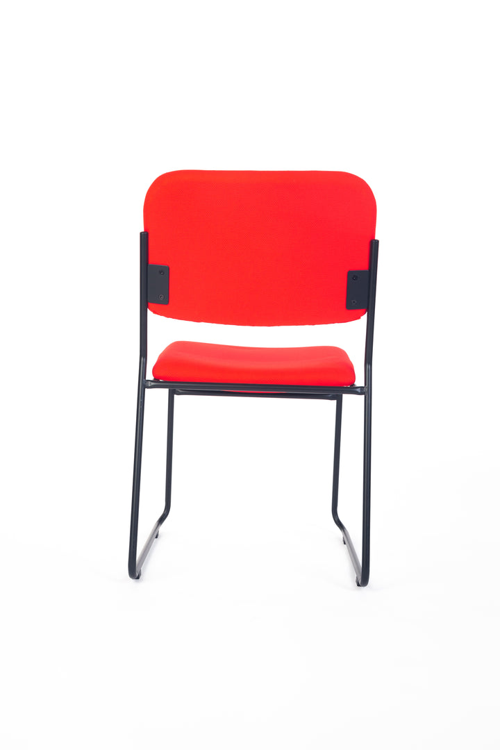 Evo Visitor Meeting Chair Stackable Red