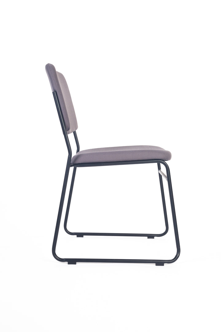 Evo Visitor Meeting Chair Stackable Grey