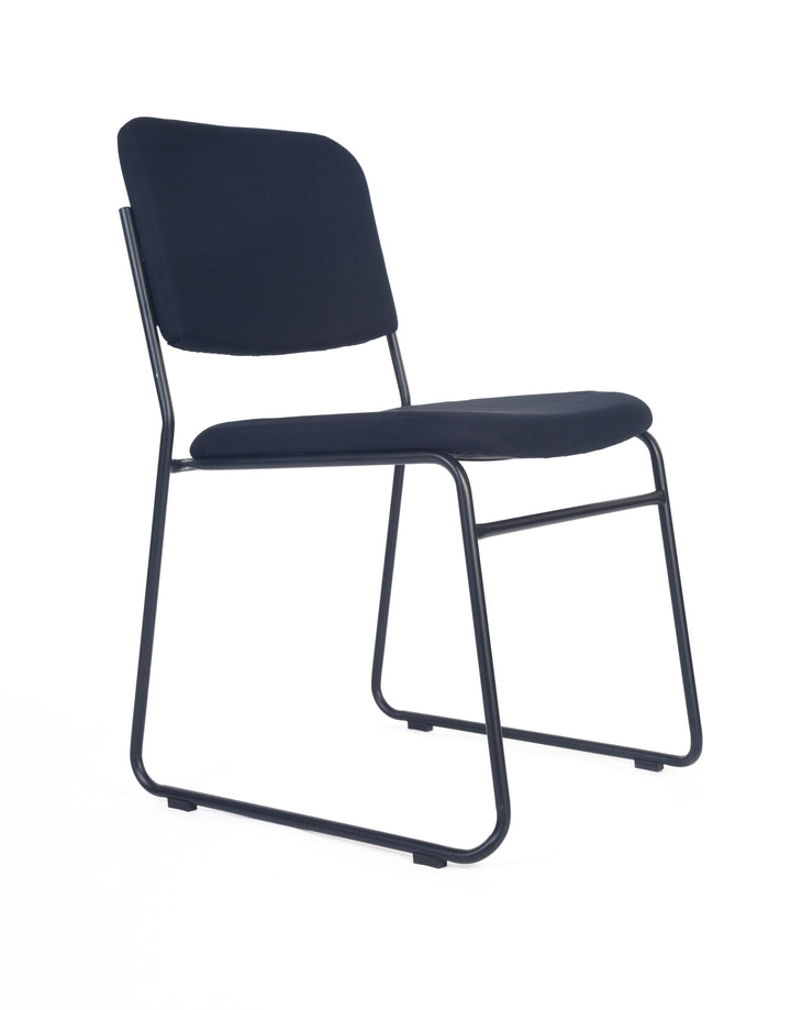 Evo Visitor Meeting Chair Stackable Black