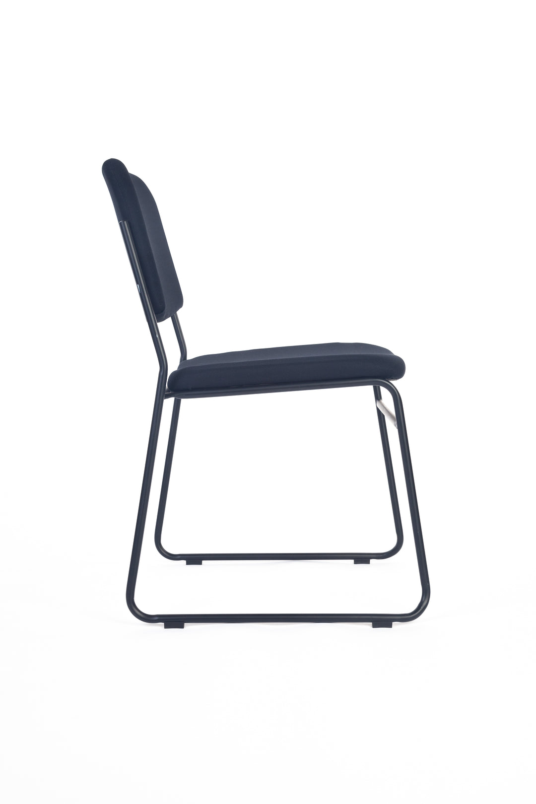 Evo Visitor Meeting Chair Stackable Black