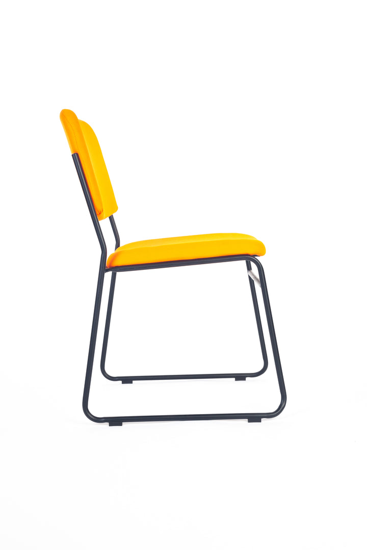 Evo Visitor Meeting Chair Stackable Orange