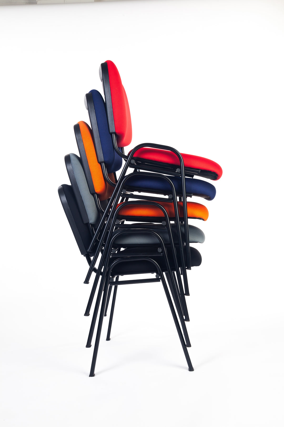 Conference Visitor Meeting Chair Stackable Blue