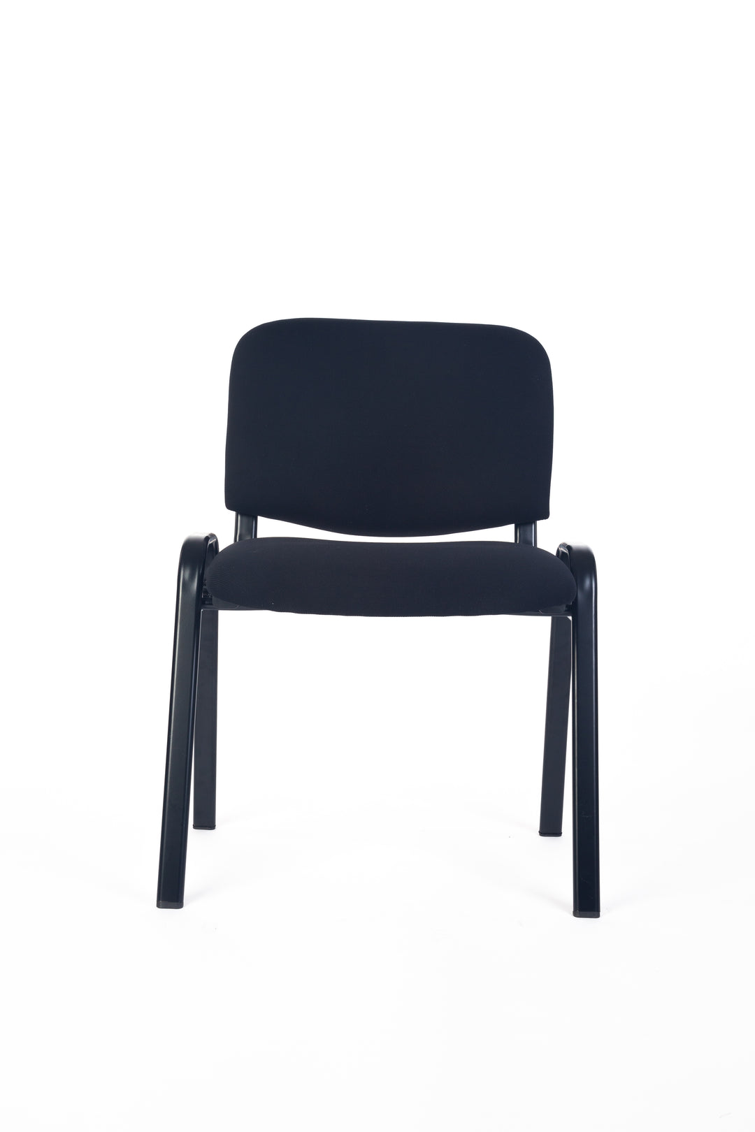 Conference Visitor Meeting Chair Stackable Black