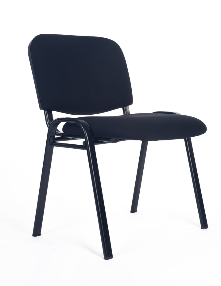 Conference Visitor Meeting Chair Stackable Black