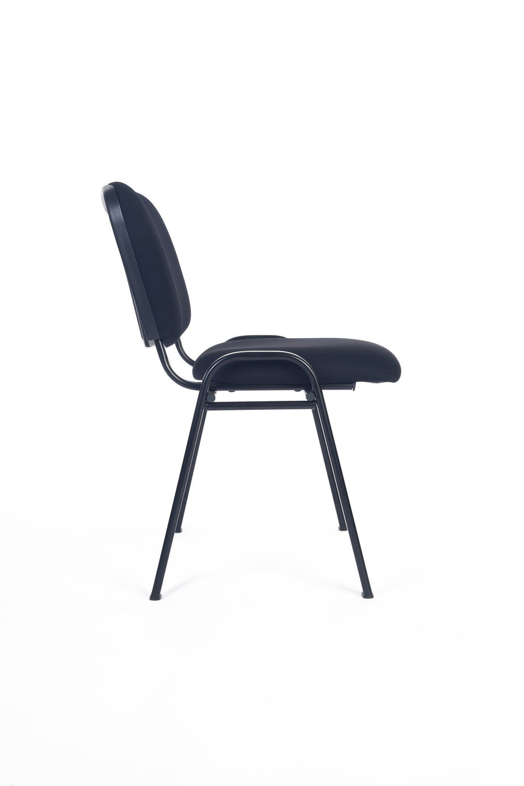 Conference Visitor Meeting Chair Stackable Black