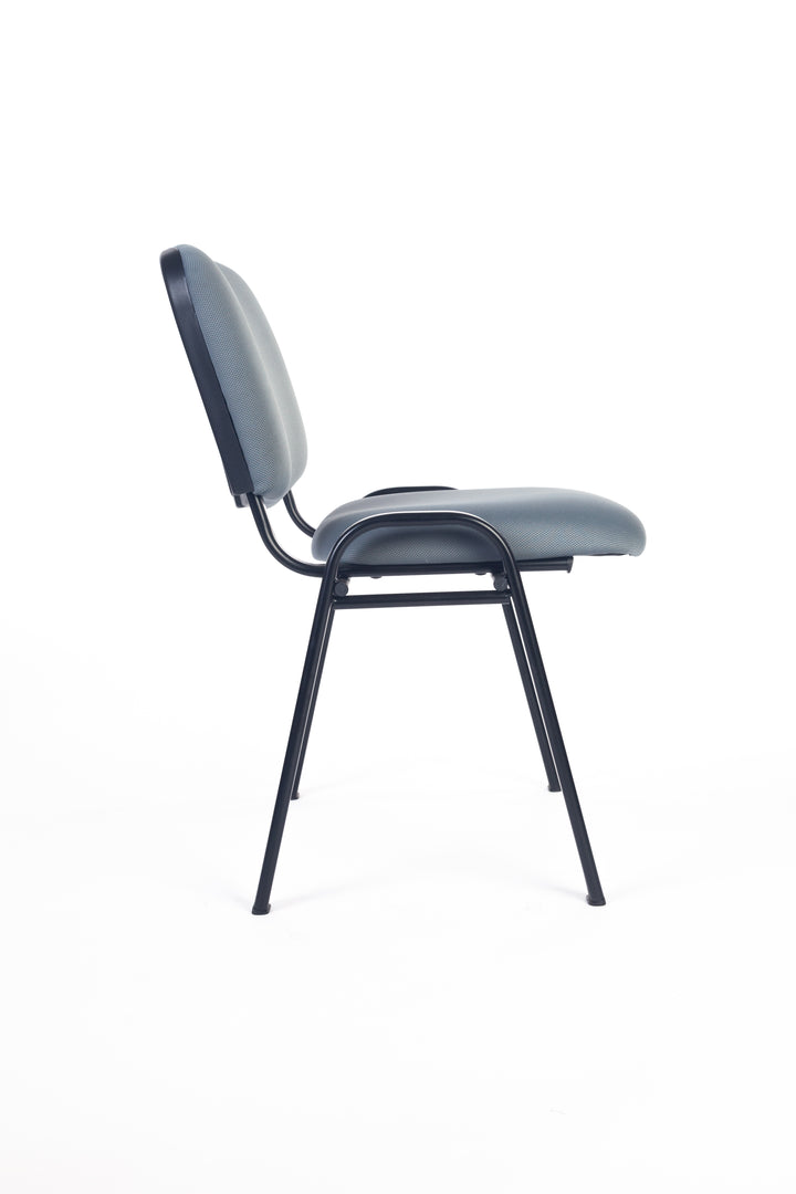 Conference Visitor Meeting Chair Stackable Grey
