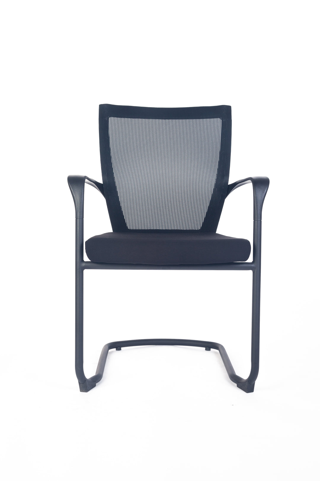 Zenetta Visitor Meeting Mesh Arm Chair Black