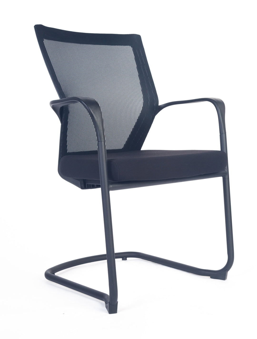 Zenetta Visitor Meeting Mesh Arm Chair Black