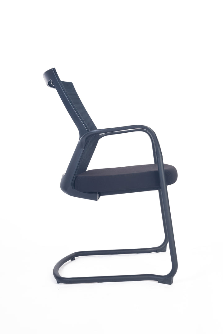 Zenetta Visitor Meeting Mesh Arm Chair Black