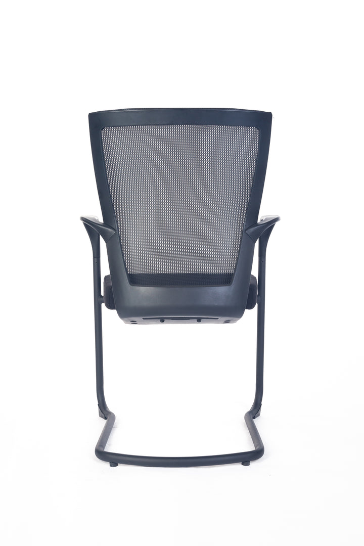Zenetta Visitor Meeting Mesh Arm Chair Black