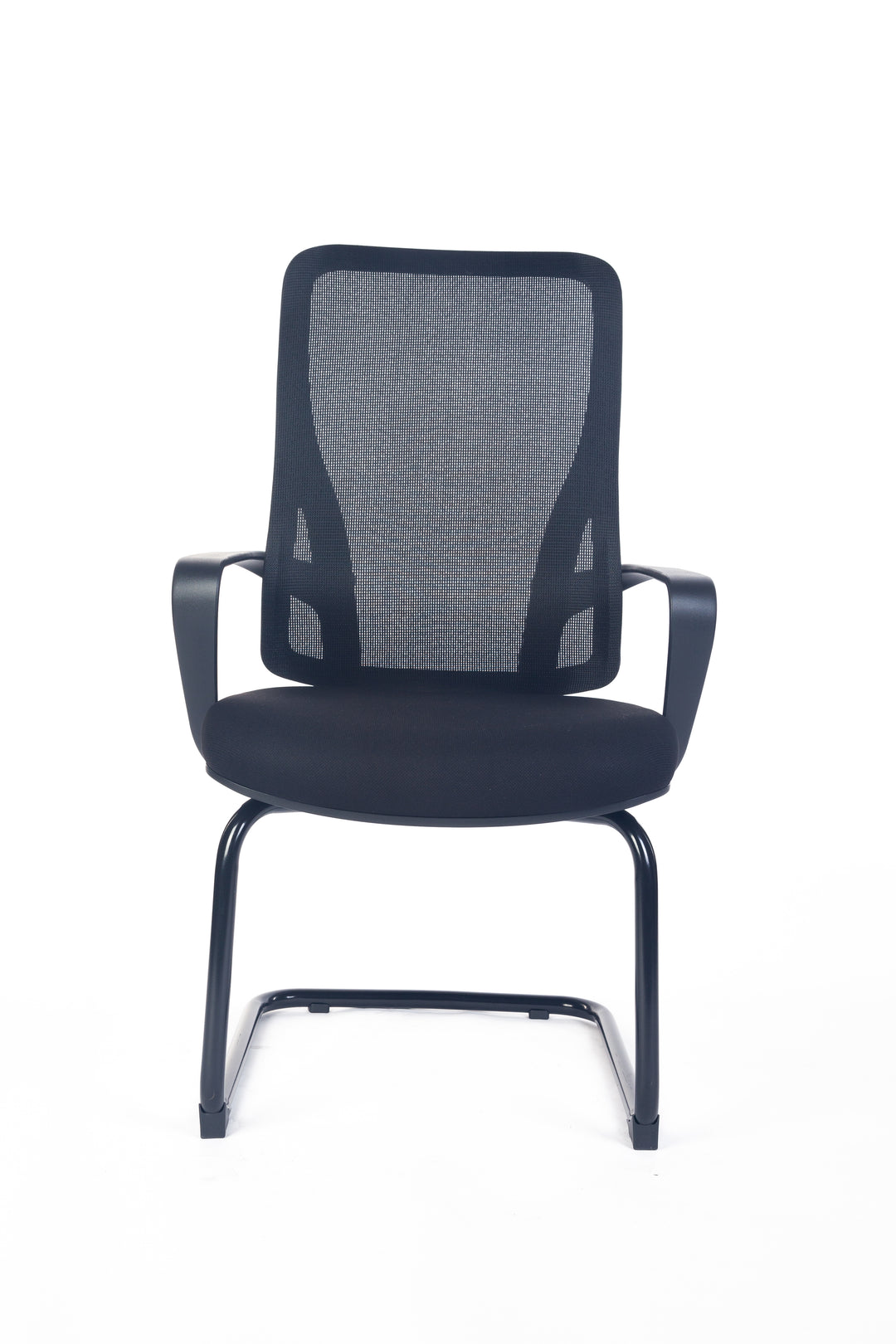 Swan Visitor Meeting Mesh Chair Arms Black