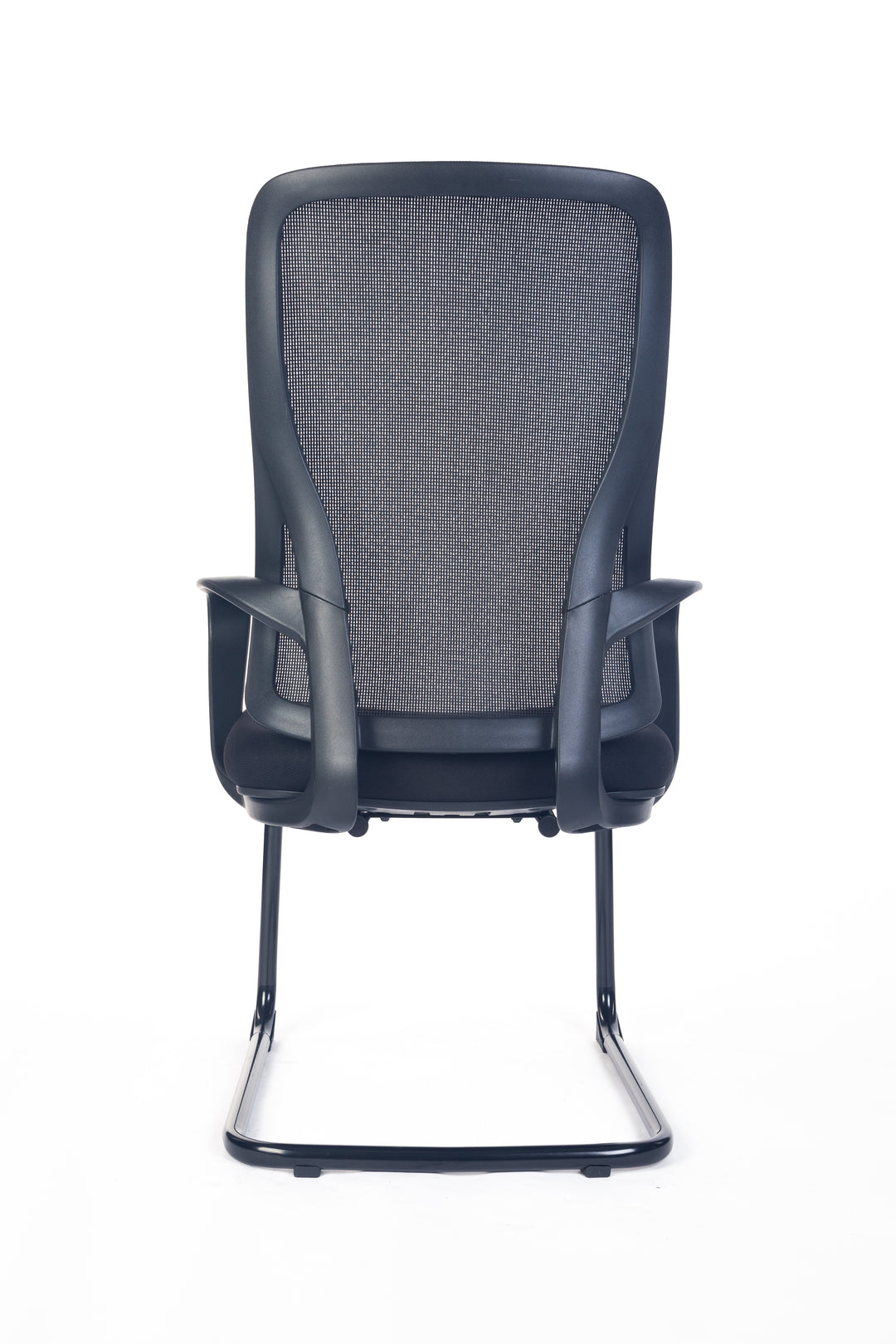 Swan Visitor Meeting Mesh Chair Arms Black