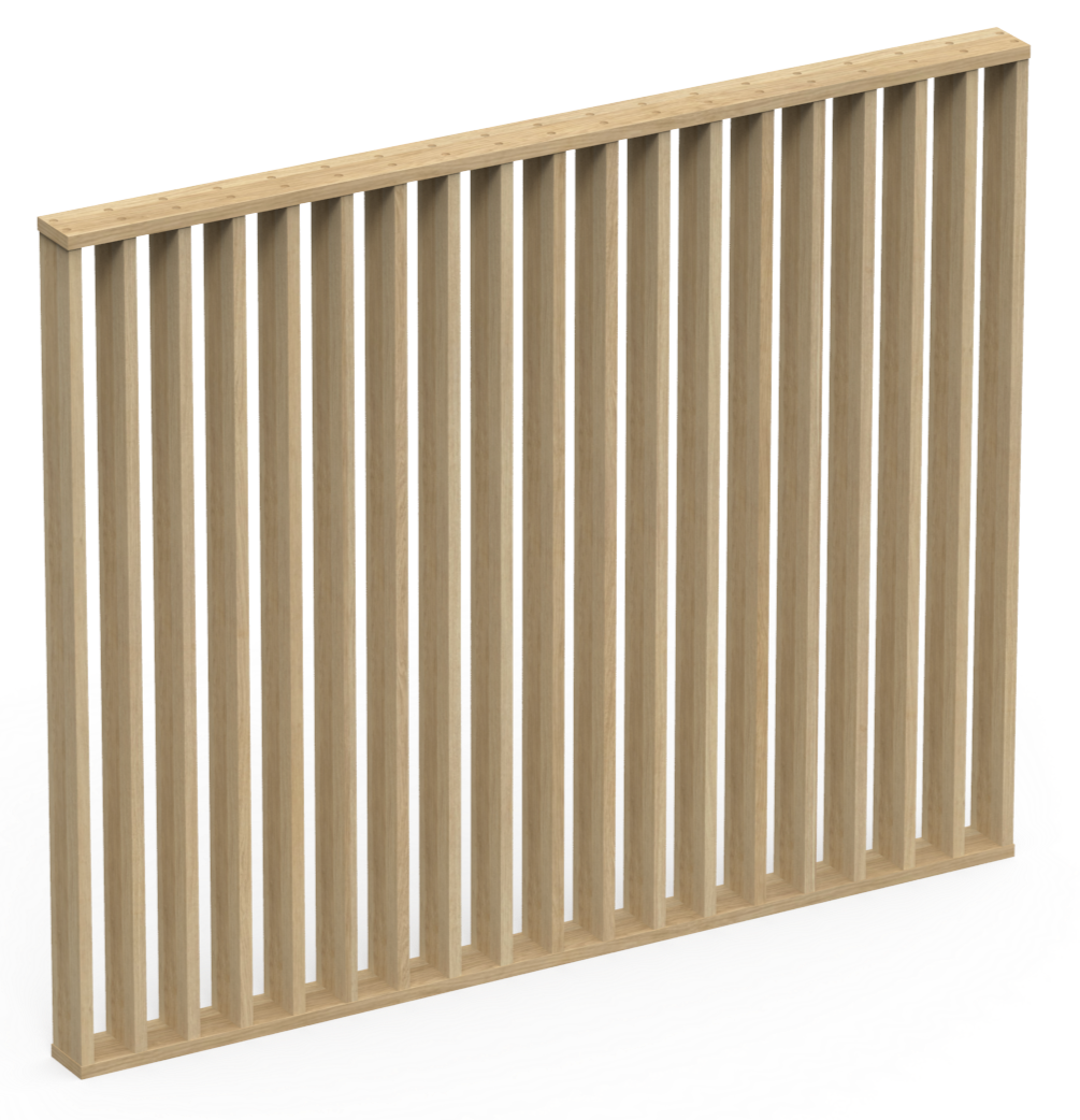 Straight Fin Wall